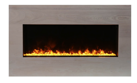 White Birch wood mantel - surround for BI-40-XTRASLIM