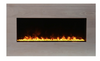 Image of White Birch wood mantel - surround for BI-40-XTRASLIM