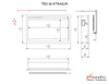 Image of Amantii TRD-26-XS Traditional Xtraslim – 26” wide Electric Fireplace with a 3 Speed Motor, WiFi Capable and Programmable Remote