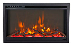 Amantii Traditional Xtraslim – 33 wide Electric Fireplace with a 3 Speed Motor, WiFi Capable and Programmable Remote