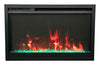 Image of Amantii TRD-30-XS Traditional Xtraslim wide Electric Fireplace with a 3 Speed Motor, WiFi Capable and Programmable Remote