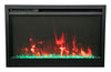 Image of Amantii TRD-30-XS Traditional Xtraslim wide Electric Fireplace with a 3 Speed Motor, WiFi Capable and Programmable Remote