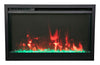 Image of Amantii TRD-26-XS Traditional Xtraslim – 26” wide Electric Fireplace with a 3 Speed Motor, WiFi Capable and Programmable Remote