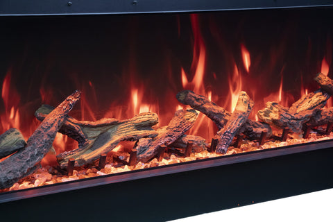 Amantii 88" TRU VIEW XL XT Indoor/Outdoor Electric Fireplace 88-TRV-XT-XL