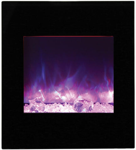 WM-BI-2428-VLR-BG Smart Electric Fireplace the amantii wall mount electric fireplace