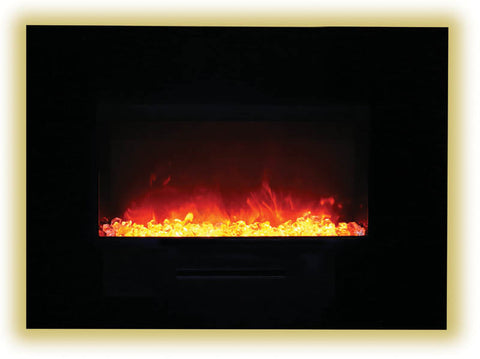 Amantii WM-FM-34-4423-BG 34" Electric Fireplace