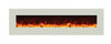 Image of Amantii WM-BI-72-8123-WHTGLS Linear Electric Fireplace Wall Mount