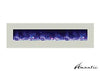 Image of Amantii WM-BI-72-8123-WHTGLS Linear Electric Fireplace Wall Mount