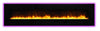 Image of Amantii Wall Mount 88 inch Electric Fireplace WM-FM-88-10023-BG