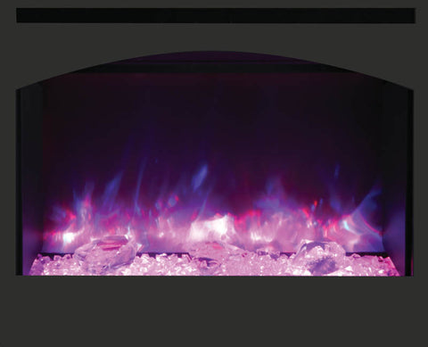 Sierra Flame ZECL-31-3228-STL-ARCH Zero Clearance Electric Fireplace