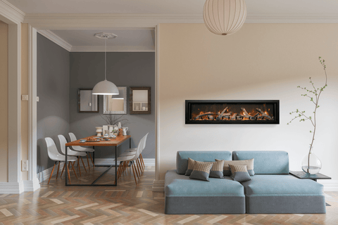Amantii BI-72-DEEP-OD 72" Deep Electric Fireplace – Indoor / Outdoor