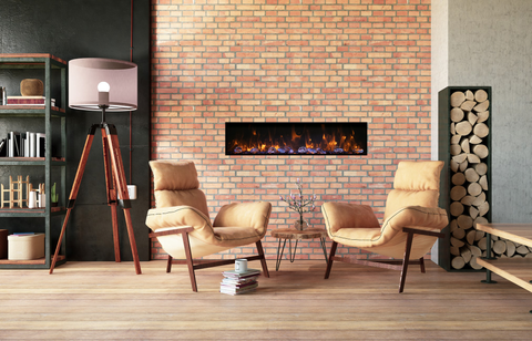 Amantii BI-40-DEEP-OD DEEP Electric Fireplace – Indoor / Outdoor 40"