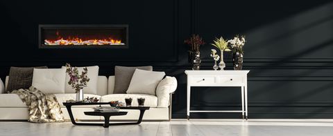 Amantii SYM-60 Smart 60" Symmetry Indoor or Outdoor Electric Fireplace