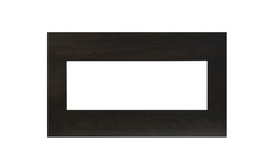 Knotty Black Birch wood mantel - surround for BI-40-XTRASLIM