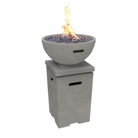 Modeno Exeter Fire Column - Propane - GREY  OFG612LG-LP