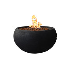 Modeno York Fire Bowl - Natural Gas - BLACK  OFG115-NG