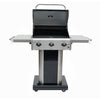 Image of Kenmore - 3 Burner Pedestal Grill with Foldable Side Shelves - BLACK