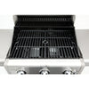 Image of Kenmore - 3 Burner Pedestal Grill with Foldable Side Shelves - BLACK