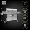 Image of Kenmore - PG-40611S0L - 6 Burner XL + Side Burner Grill