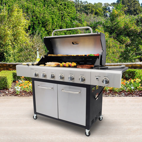 Kenmore - PG-40611S0L - 6 Burner XL + Side Burner Grill