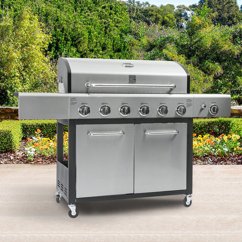 Kenmore - PG-40611S0L - 6 Burner XL + Side Burner Grill