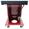 Image of Kenmore - 3 Burner Pedestal Grill with Foldable Side Shelves - RED