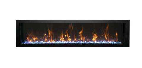 Amantii SYM-SLIM-42 Extra Slim Symmetry Electric Fireplace