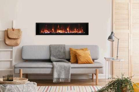 Amantii SYM-SLIM-42 Extra Slim Symmetry Electric Fireplace