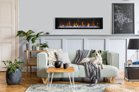 Amantii SYM-SLIM-42 Extra Slim Symmetry Electric Fireplace