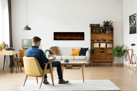 Amantii SYM-74-XT 74" Symmetry Electric Fireplace