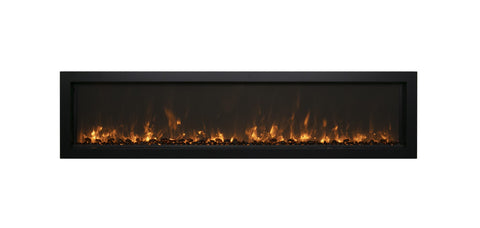 Amantii 72" Slim Electric Fireplace – Indoor / Outdoor BI-72-SLIM-OD