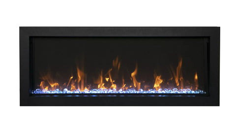 Amantii 88" SLIM Electric Fireplace – Indoor / Outdoor BI-88-SLIM-OD