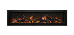 Amantii BI-60-DEEP-OD Panoram Full View Electric Fireplace – Indoor / Outdoor 60