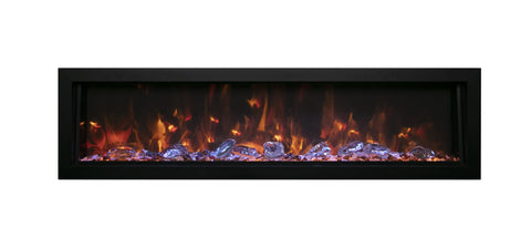 Amantii BI-88-DEEP-OD 88" Panorama DEEP Electric Fireplace – Indoor / Outdoor