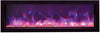 Image of Remii 100in Basic clean-face electric Fireplace built-in with glass WM-100-B