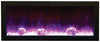 Image of Remii 60" Basic clean-face electric built-in with glass, black steel surround