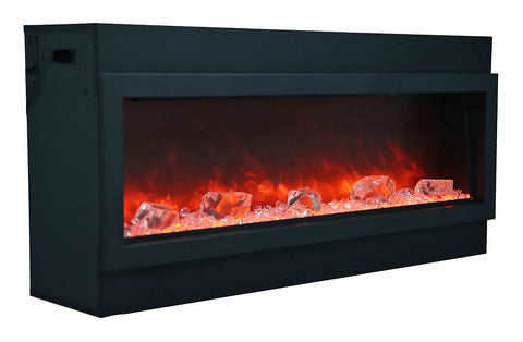 Amantii BI-40in DEEP Electric Fireplace – Indoor / Outdoor BI-40-DEEP-OD