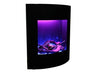 Image of WM-BI-2428-VLR-BG Smart Electric Fireplace the amantii wall mount electric fireplace