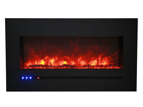 Sierra Flame WM-FML-72-7823-STL 72" Linear Electric Fireplace