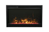 Image of Amantii TRD-30-XS Traditional Xtraslim wide Electric Fireplace with a 3 Speed Motor, WiFi Capable and Programmable Remote