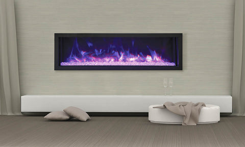 Remii 55" Extra Slim Indoor or Outdoor Electric Fireplace 102755-XS