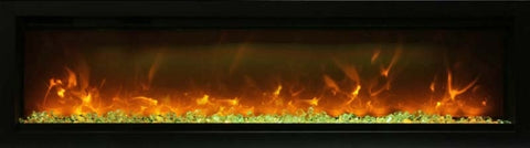 Amantii SYM-100-B 100" Symmetry Electric Fireplace