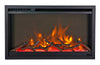 Image of Amantii Traditional Xtraslim – 26” wide Electric Fireplace with a 3 Speed Motor, WiFi Capable and Programmable Remote