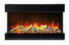 Image of Amantii 60" TRU VIEW SLIM Electric Fireplace 60-TRV-slim