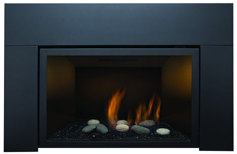 Sierra Flame Abbot 30" Direct Vent Linear Gas Fireplace - Deluxe ABBOT-30PG-DELUXE-LP