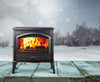 Image of Sierra Flame Lynwood W-76 Cast Iron Free Stand Wood Fireplace