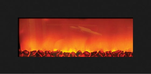 Amantii WM‐SLIM-36 Wall Mount Zero Clearance Electric Fireplace