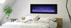 Image of Remii Wall Mount 50' Electric Fireplace w/Black Glass WM-50BLK