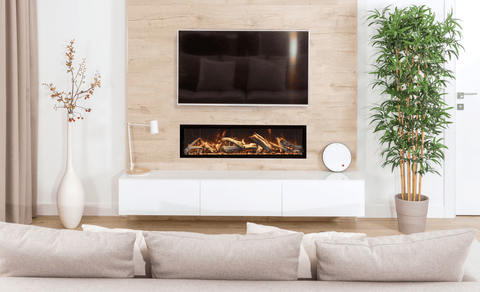 Amantii Symmetry 74" 74-XT Smart Electric Fireplace